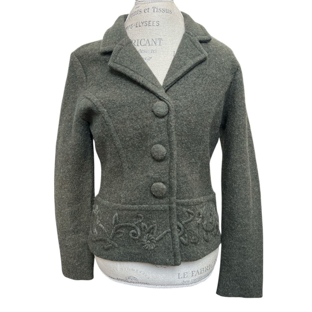 Elegant Green Women's Jacket